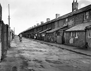 Miners Prints: South Row, West Sleekburn. Once 60 miners families lived there