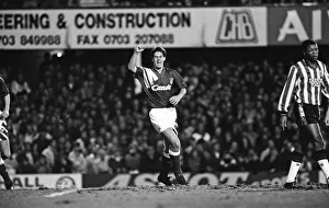 Southampton 1-1 Liverpool, Division One match held at The Dell, Southampton