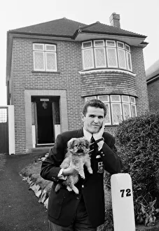 01232 Prints: Southampton FC winger and England international Terry Paine pictured outside his