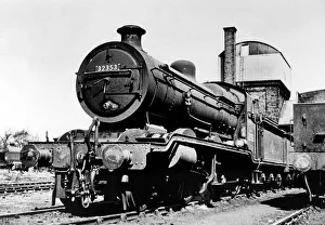 Southern Railway Class K Steam locomotive number steams out of the sheds, circa 1965