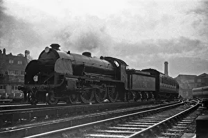 01259 Prints: Southern Railways King Arthur Class locomotive Pendragon seen here on its approach to