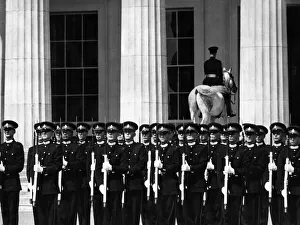 The Sovereigns Parade at the end of each term marks the passing out from Sandhurst