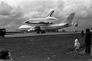 Piggyback Prints: Space Shuttle Enterprise at RAF Fairford Gloucester in 1983