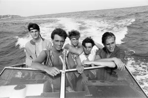 Spandau Ballet, music group in Ibiza, Spain, July 1981