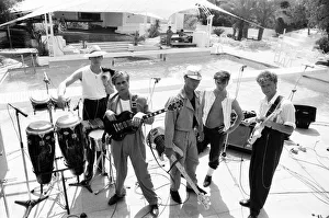 Spandau Ballet, music group in Ibiza, Spain, July 1981