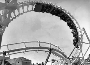 The Spanish City amusement park in Whitley Bay Holidaymakers enjoy