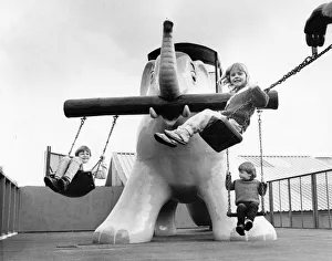 The Spanish City amusement park in Whitley Bay - Ross Skingsley, 8, Jay Jones, 3