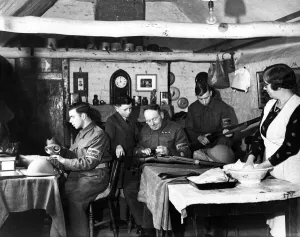 Checking Prints: A special series of photographs taken to illustrate the preparedness of the Home Guards