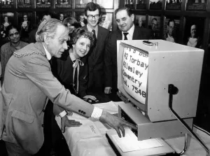 Coventry Prints: A special television monitor for Coventrys new central library will help people read