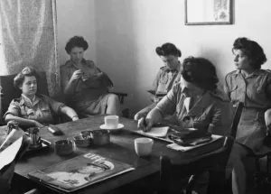 Smoke Prints: Specially trained Auxiliary Territorial Service (ATS) girls, British and Palestinian