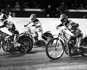 Team Prints: Speedway action at Belle Vue from the opening night of the season with the Belle Vue Aces