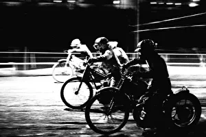 Speedway Action from Brough Park, Newcastle 27 October 1986