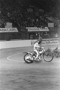 Speedway Prints: Speedway, Lada Indoor International (1st time in England) at Wembley Arena, London