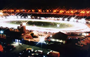 Track Prints: Speedway night at Cleveland Park Stadium in Middlesbrough home to the Boro Bears Speedway