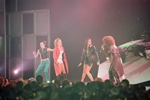 Spice Girls at Alexandra Palace in London to help launch new McLaren MP4 12 Formula One
