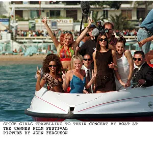 Spice Girls pop group at Cannes Film Festival May 1997