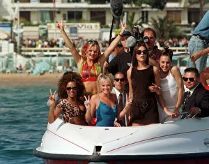 Spice Girls pop group at Cannes Film Festival May 1997