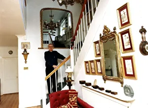 Spike Milligan comedian in his Sussex house A©Mirrorpix 10th April 1991