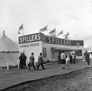 Cattle Prints: The Spillers Animal Foods stand at the Royal Agricultural Show in Newcastle