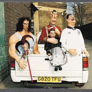 Spitting Image puppets Wolf Bjork Spock Paul Gascoigne TV programme