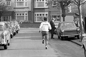 Sport: Athletics: Ron Jone 100 metre sprinter for England and his Club the Enfield