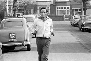 Sport: Athletics: Ron Jone 100 metre sprinter for England and his Club the Enfield