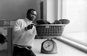 Sport Boxing. Tommy Tiger a lightweight boxer from Nigeria now domeciled in Leicester