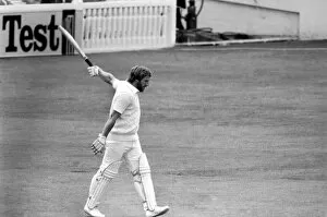 Images Dated 3rd July 1981: Sport: Cricket: The Ashes: England v. Australia at Lords. Action during the test match