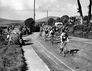 Riders Prints: Sport: Cycling. N. C. U. National Massed Start Championship over the Clypse circuit