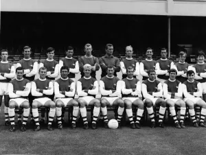 Highbury Prints: Sport - Football - Arsenal - Team 1967-68 Back Row - L to R - Gordon Neilson