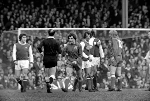 Sport Football Arsenal v Sheffield United 1974 / 75 Season