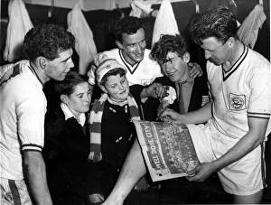 Sport - Football - Cardiff City Season 1959-60 - Danny Malloy the Cardiff City captain