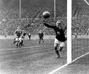 Sport - Football - FA Cup Final - 1927 - Cardiff City v Arsenal - Cardif goalkeeper Tom
