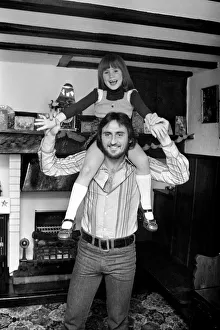 Sport / Football: Footballer: Frank Lampard (Senior) with one of his daughters