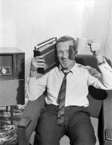 Armchair Prints: Sport. Football: Hillingdon Borough football club trainer-manager Jim Langley - He heard