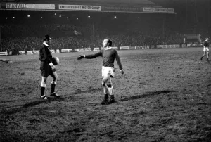 Sport. Football, League Cup Semi Final 1st leg Manchester City 2 v. Manchester United