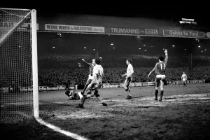 Sport. Football, League Cup Semi Final 1st leg Manchester City 2 v. Manchester United