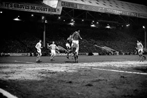 Sport. Football, League Cup Semi Final 1st leg Manchester City 2 v. Manchester United