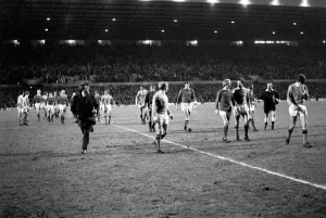 Sport football: League Cup semi-final 2nd leg. Manchester Utd v. Manchester City