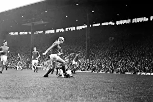 00253 Prints: Sport: Football: Manchester United v. Chelsea. Action from the match