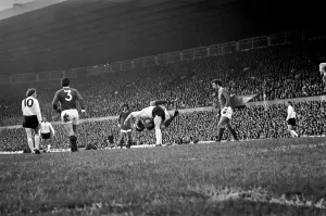 Sport: Football: Manchester United v. Stoke City. Action from the match