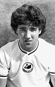 00607 Prints: Sport - Football - Swansea City - Dean Saunders 30th July 1981 - Western Mail