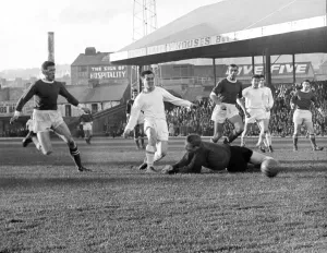 Sport - Football - Swansea Town - Swanseas centre forward Todd slipd the ball past