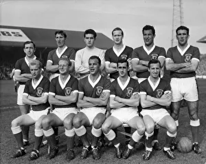 Sport - Football - Wales team to Play Scotland at Ninian Park -Back Row - Malcolm Lucas