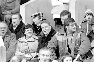 Sport: Football: West Bromwich Albion v. Liverpool. Billy Liddell watching the game in