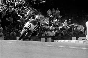Sport Motorcycling: Isle of Man TT Racing 350 CC Class Junior. June 1969 Z12571-003