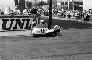 Sport: Motorcycling: Isle of Man TT Racing 500 CC Side Car Class