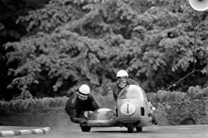 Sport Motorcycling: Isle of Man TT Racing 750 CC Sidecar Class
