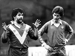 00369 Prints: Sport - Rugby League - Cardiff Blue Dragons - David Watkins makes a point
