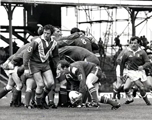 00369 Prints: Sport - Rugby - League - The Cardiff Blue Dragons Rugby League team - Dragons No 7 K
